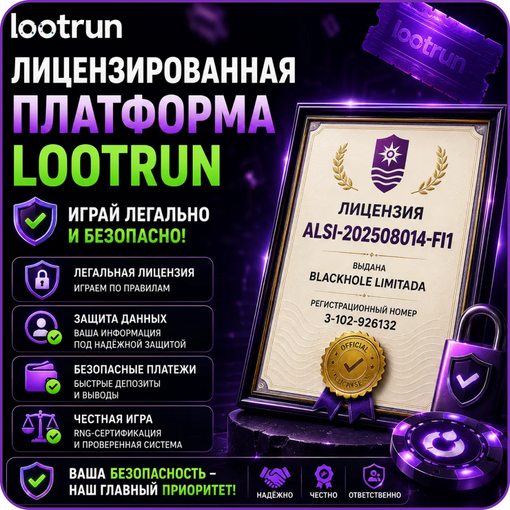 Лицензированная безопасная игра лутран казино